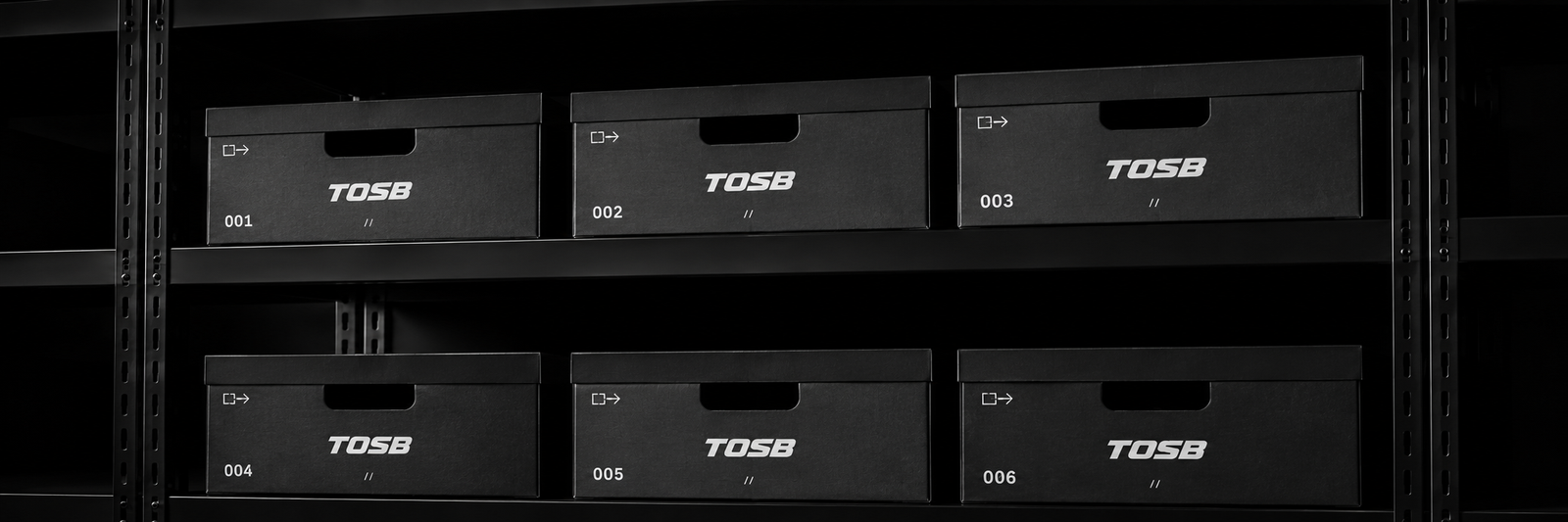 Cajas negras TOSB numeradas